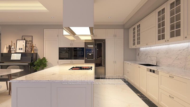 Mẫu tủ bếp chữ i hiện đại được yêu thích nhất hiện nay Tủ bếp hiện đại, tủ bếp chữ u, tủ bếp chữ i, tủ bếp chữ l