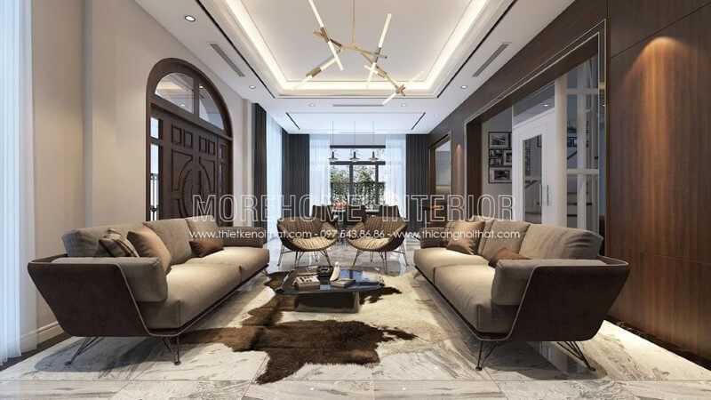 .
Sofa biệt thự đẹp được thiết kế cách điệu với chất liệu khung gỗ tự nhiên cao cấp, kết hợp với chân sắt phun sơn tĩnh điện cung cấp cảm giác thoải mái nhưng vẫn đảm bảo được sự vững chãi, chắc chắn.